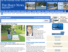 Tablet Screenshot of huntingdondailynews.com
